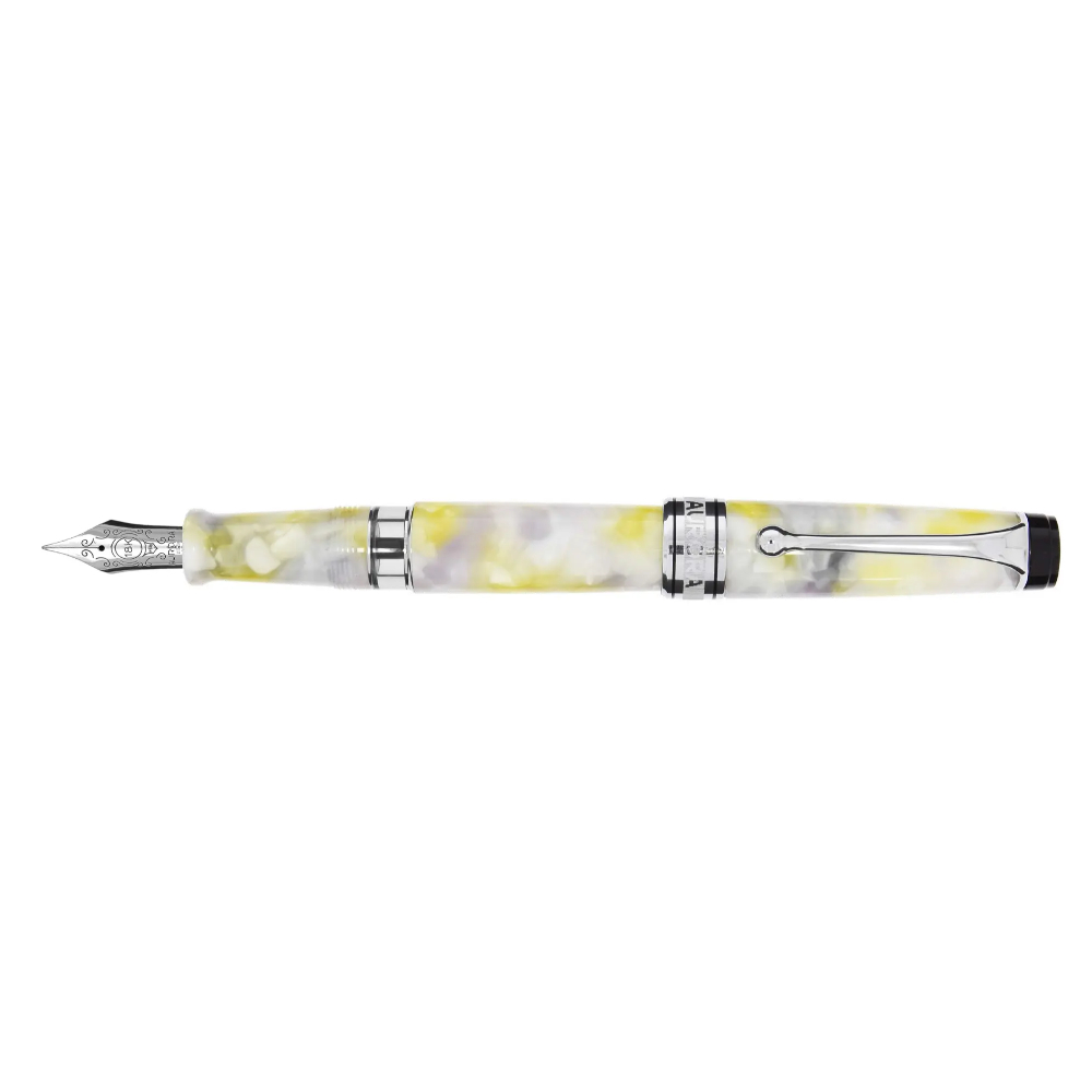 aurora 万年筆 CALEIDOSCOPIO Aurora Caleidoscopio Luce Bianca Fountain pen - Vulpen